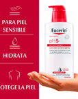 Eucerin pH5 loción hidratante para piel seca y sensible 400ml.
