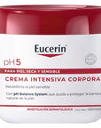 Eucerin pH5 crema intensiva corporal para piel seca y sensible 450ml.
