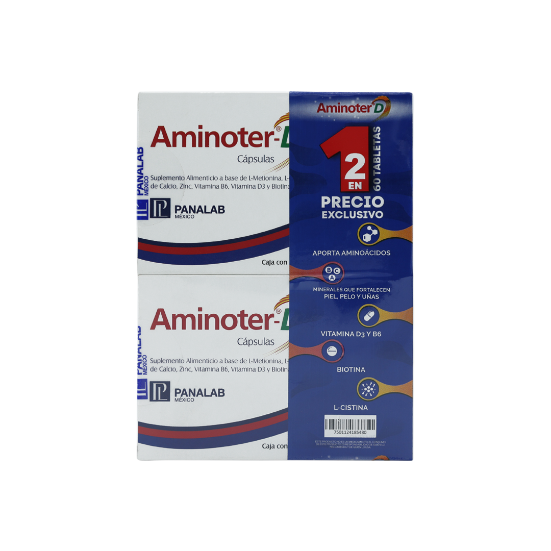 Panalab Kit-aminoter d 30 caps + aminoter 30 caps.