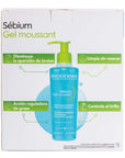 Bioderma Kit para piel mixta a grasa, Sébium Gel Moussant, 200ml + Mini Sébium H2O, 20ml + Mini Photoderm Cover Touch Mineral, 2ml
