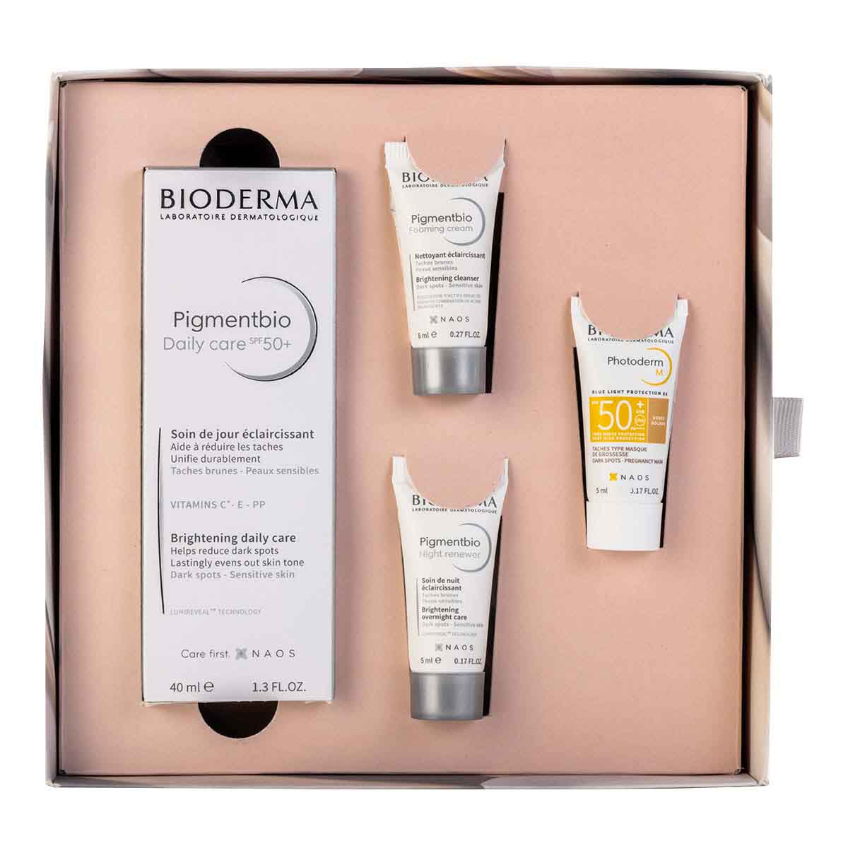 Bioderma Kit Pigmentbio antimanchas, Limpia, trata y protege áreas sensibles