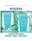 Kit Bioderma Sebium Gel Moussant 100ml.+ Sebium Gel Moussant 200ml.