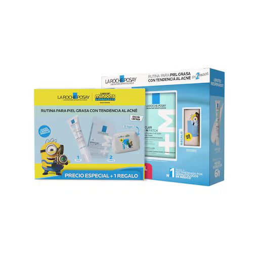 La Roche-Posay Kit Effaclar Duo+M Anti-Imperfecciones 40 ml + Effaclar Duo+M Patch 22 Parches + Cosmetiquera