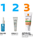 La Roche-Posay Kit Anthelios Oil Control Gel-Crema con Color SPF 50+ 50 ml + Hyalu B5 Serum Ojos 5 ml + Hyalu B5 Serum Anti-Rides 10 ml