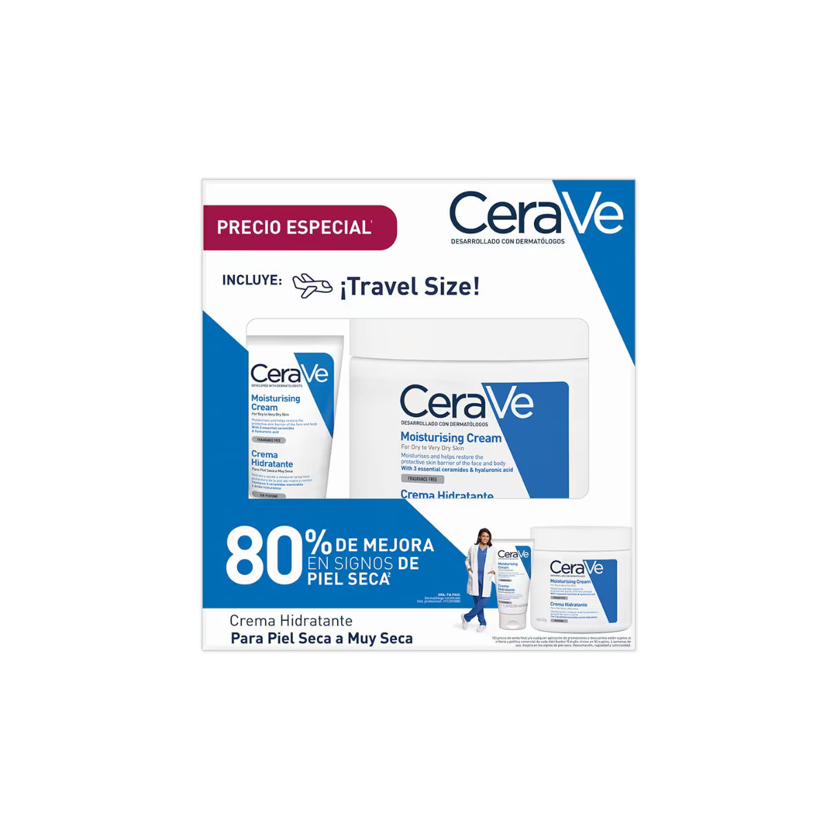 CeraVe Kit Crema Hidratante 454 g + Crema Hidratante 50 ml
