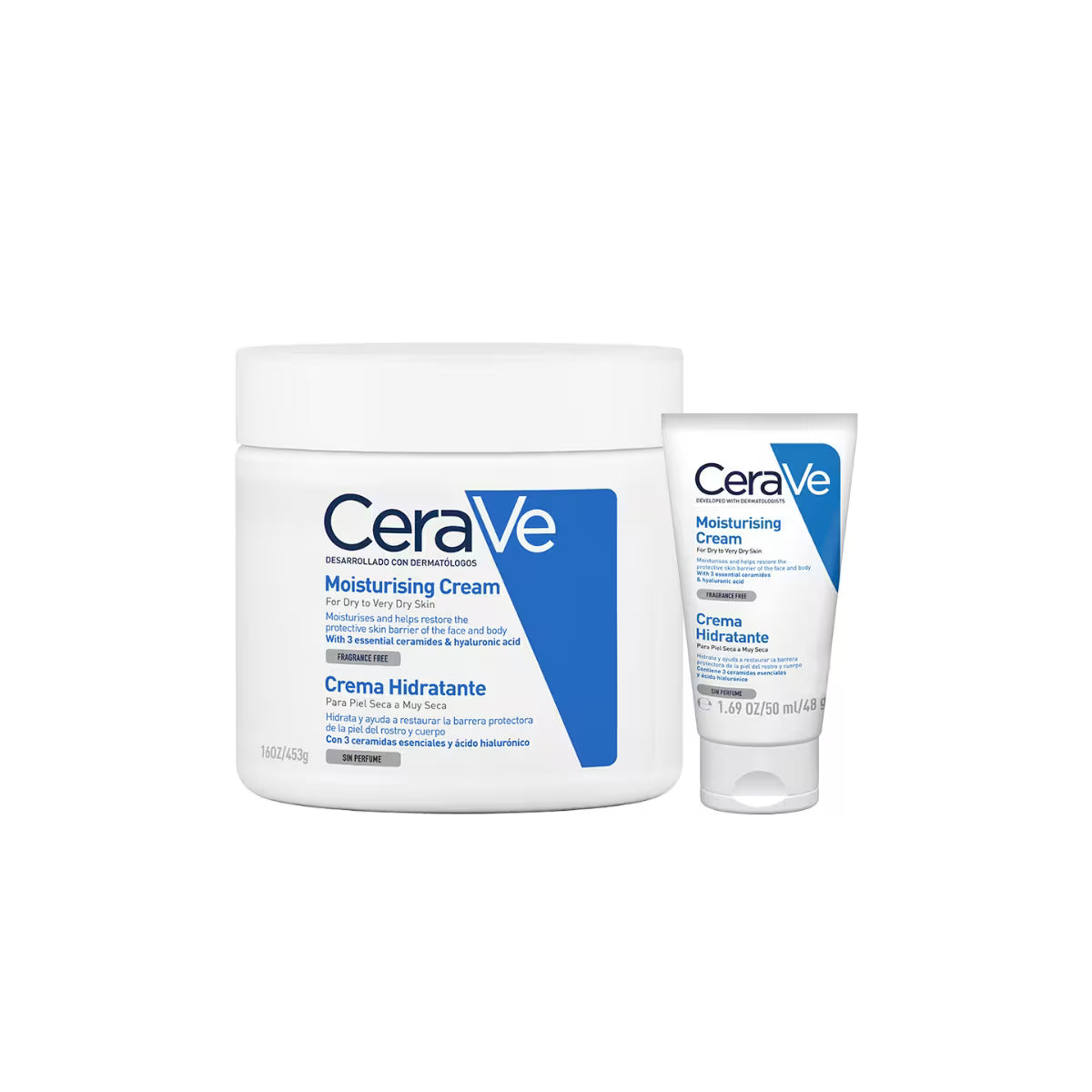 CeraVe Kit Crema Hidratante 454 g + Crema Hidratante 50 ml
