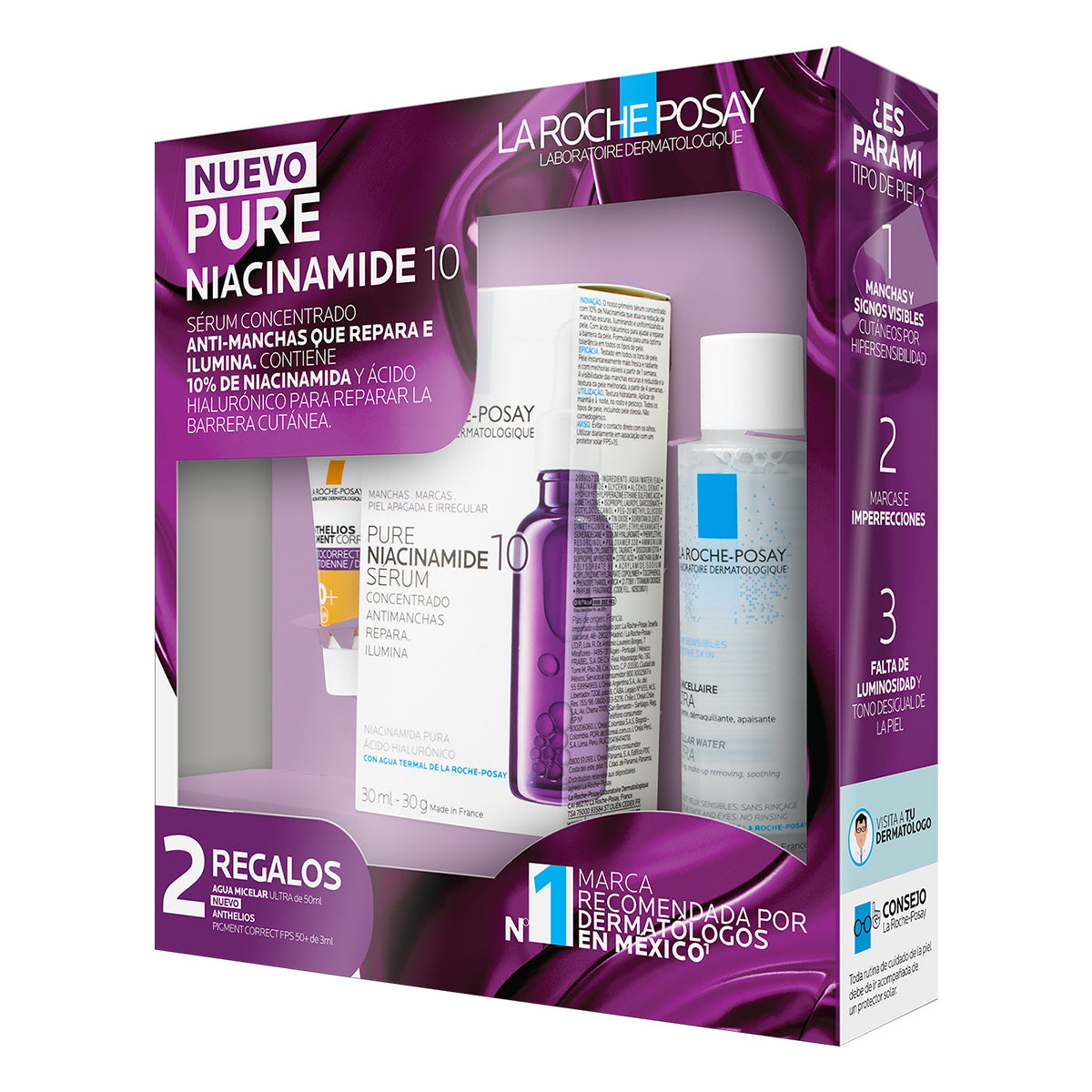 La Roche Posay Kit anti-manchas iluminador y reparador.