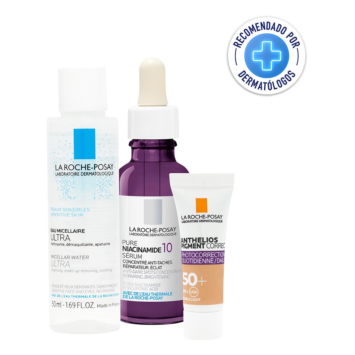 La Roche Posay Kit anti-manchas iluminador y reparador.