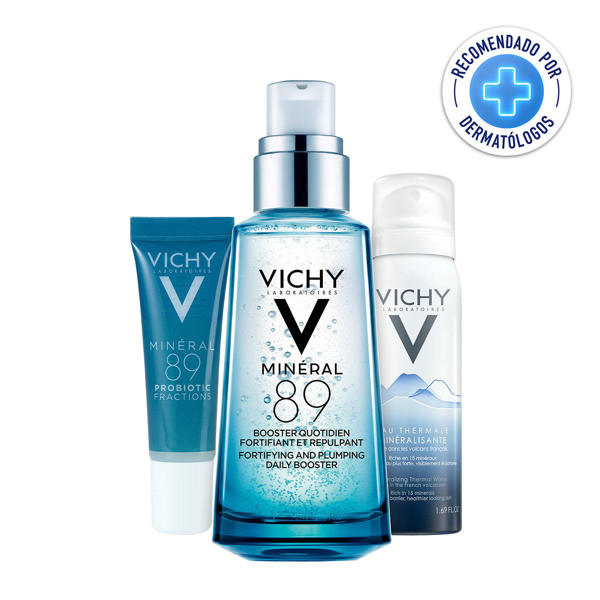 Vichy kit mineral 89 xmas 2023 fortalece e hidrata.