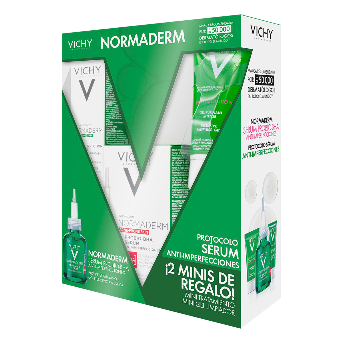 Vichy Kit Normaderm serum probio-bha anti imperfecciones.