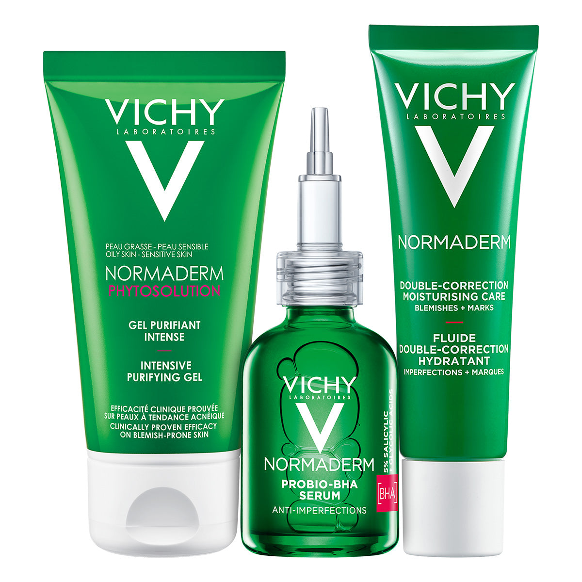 Vichy Kit Normaderm serum probio-bha anti imperfecciones.