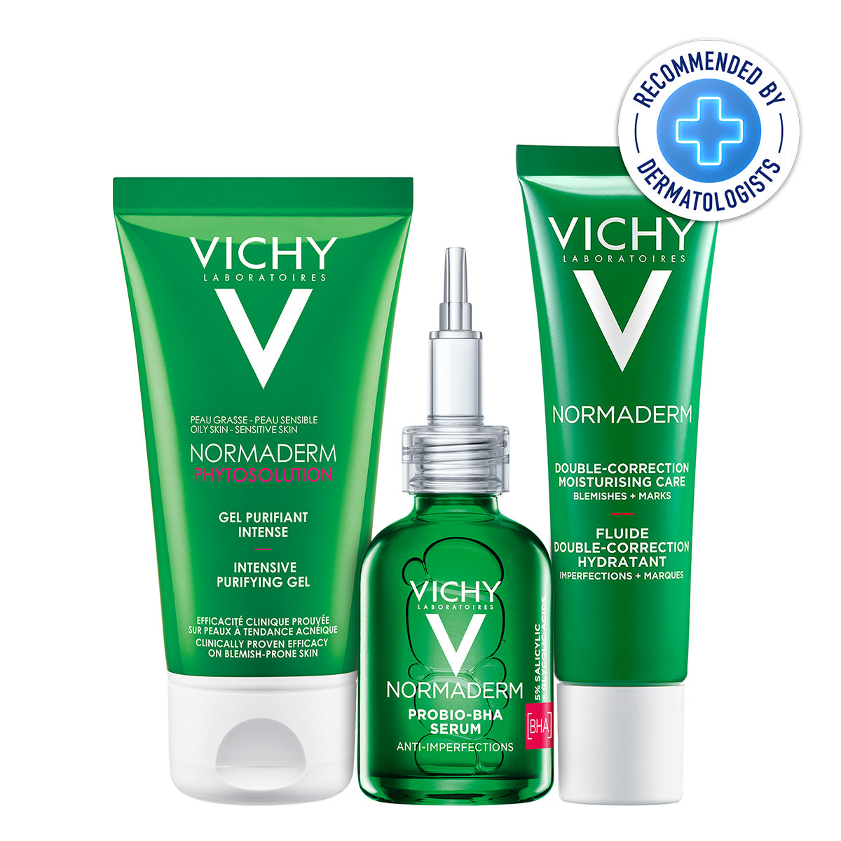 Vichy Kit Normaderm serum probio-bha anti imperfecciones.