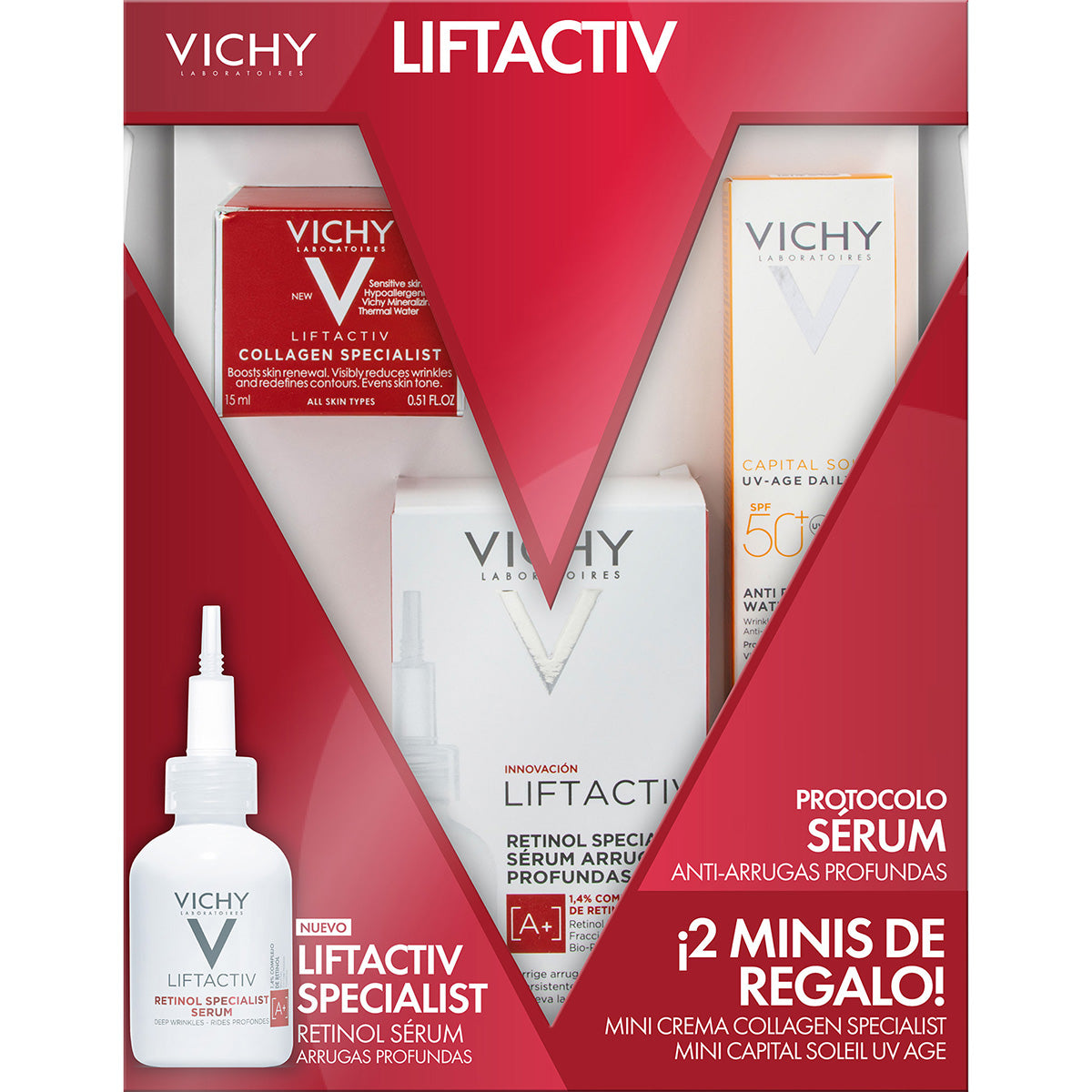 Vichy kit retinol xmas 2023 arrugas profundas.