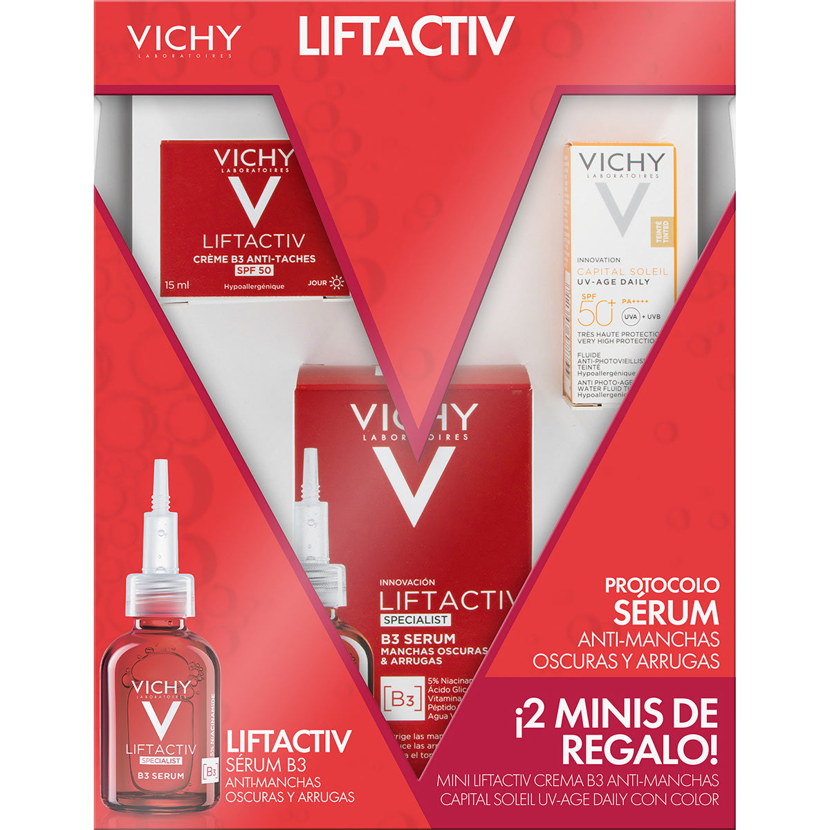 Vichy kit b3 xmas 2023 anti-manchas.