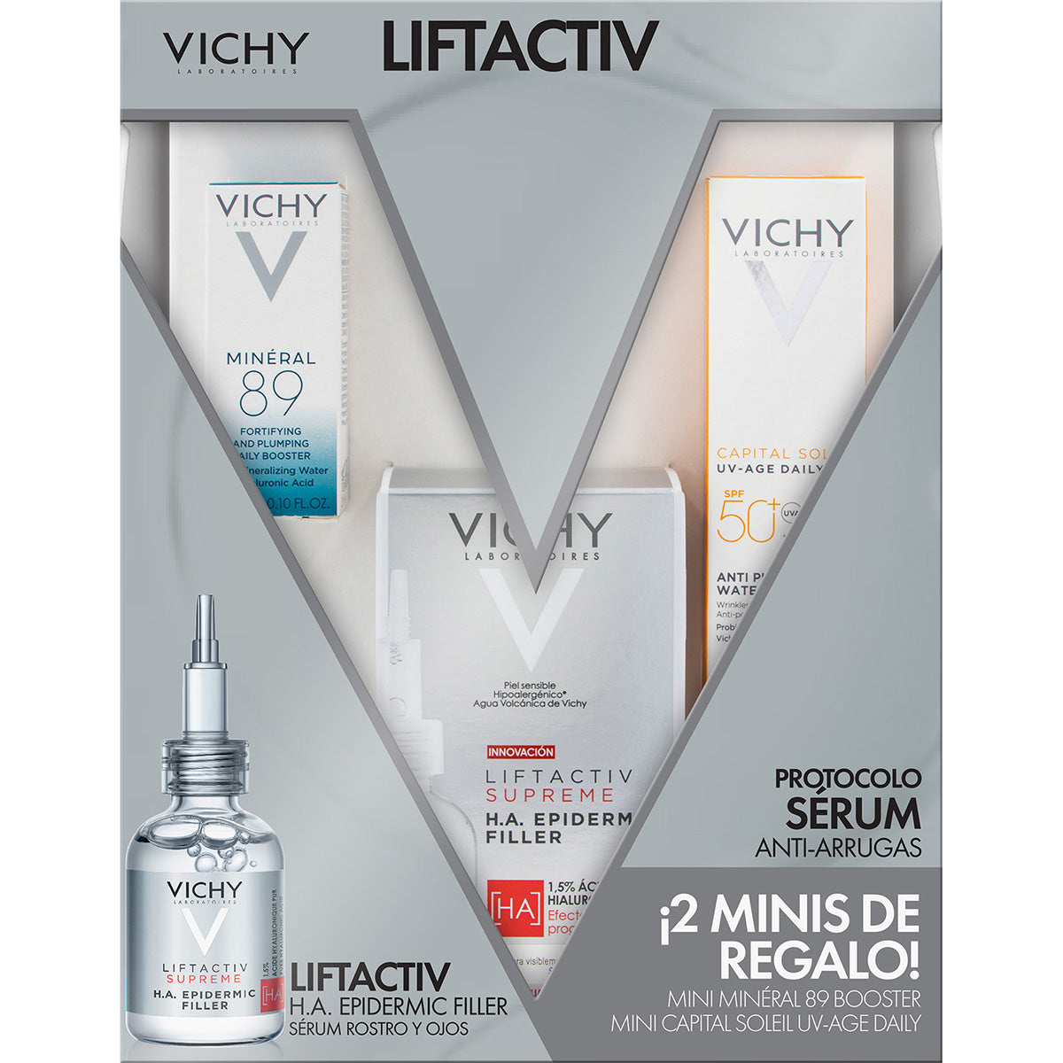 Vichy kit ha filler xmas 2023 anti-arrugas.