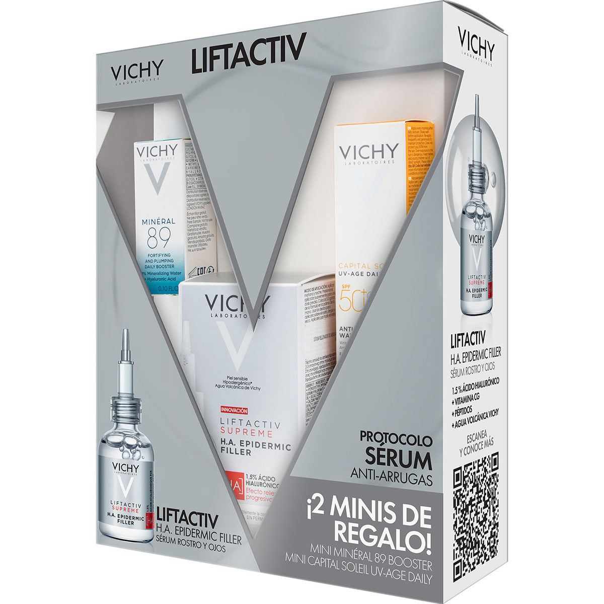 Vichy kit ha filler xmas 2023 anti-arrugas.