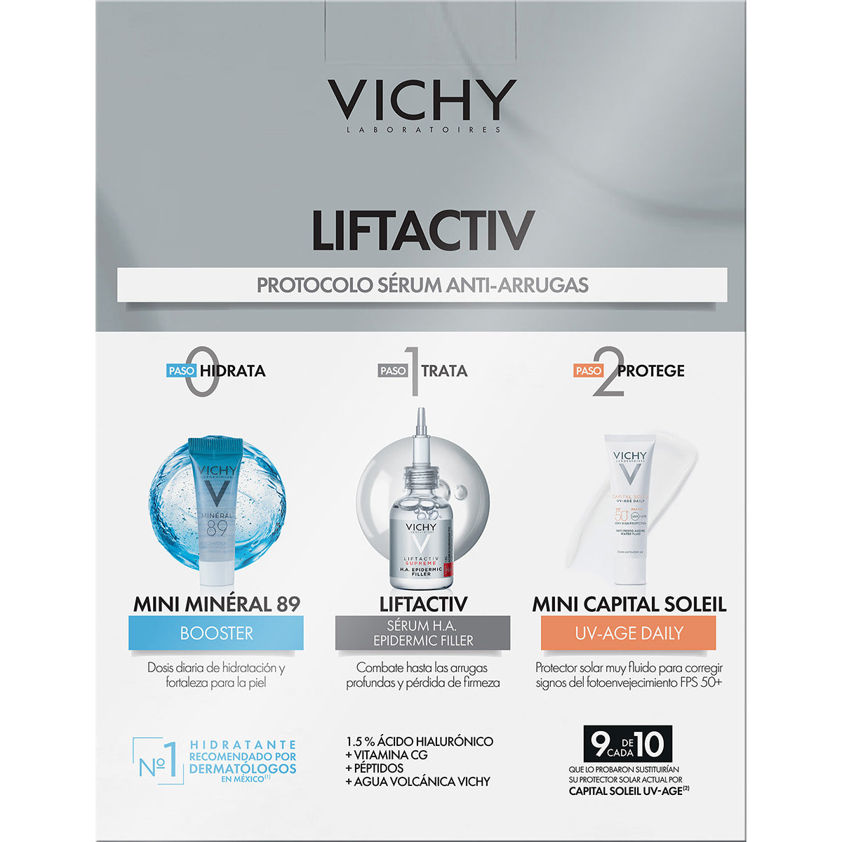 Vichy kit ha filler xmas 2023 anti-arrugas.