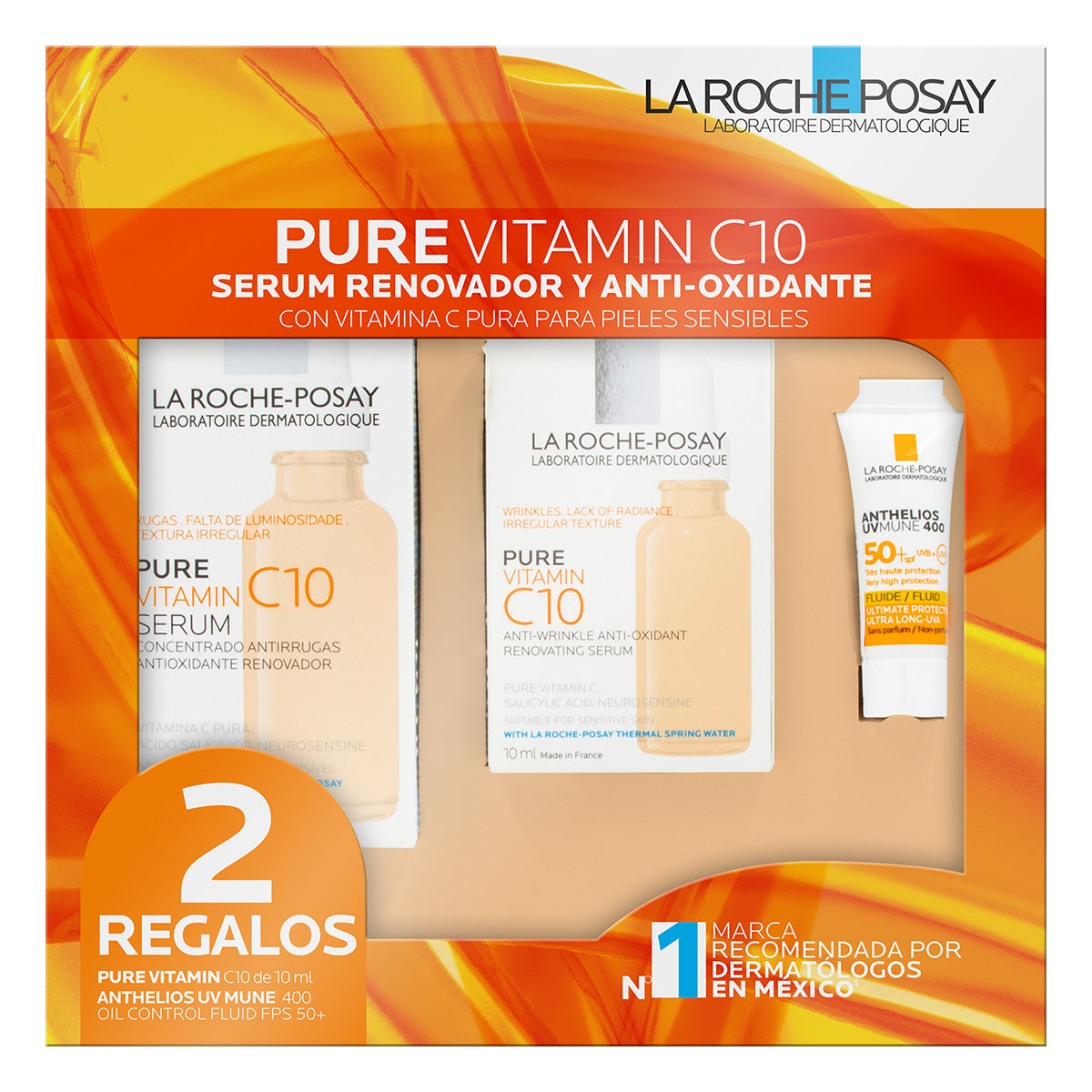 La Roche Posay Kit renovador y anti-oxidante con vitamine C10.