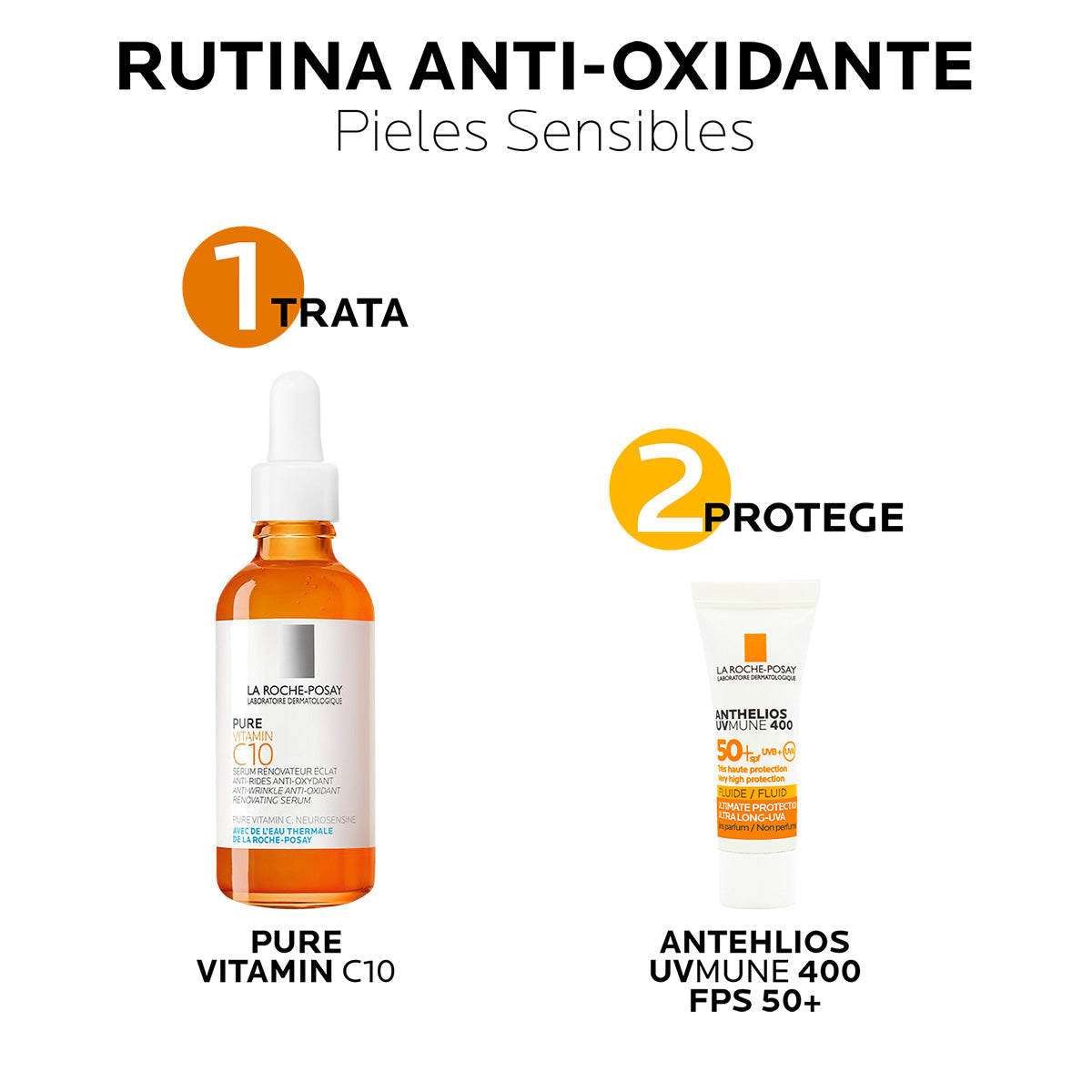 La Roche Posay Kit renovador y anti-oxidante con vitamine C10.