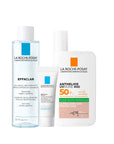 La Roche Posay Kit-Anthelios UV Mune 400 Fluido c/c Oil Control 50ml+Effaclar Eua Micelar Ultra 50ml+Effaclar Serum Ultra Concentrado 3ml.