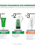 Vichy kit - Normaderm Double‑Correction 50ml + Normaderm Phytosolution 15ml + Capital Soleil UV‑Clear SPF 50+ 3ml