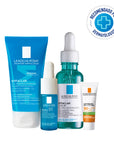 Kit La Roche Posay - Effaclar ultra concentrated sérum 30ml + Effaclar gel limpiador +M 50ml + Hyalu b5 sérum 10ml + Anthelios UV mune 400 fps50 + Oil control fluido 3ml
