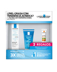 Kit-Effaclar Duo+M 40ml + Effaclar gel moussant 50ml + Anthelios UV mune 400 3ml.