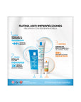 Kit-Effaclar Duo+M 40ml + Effaclar gel moussant 50ml + Anthelios UV mune 400 3ml.