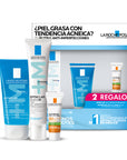 Kit-Effaclar Duo+M 40ml + Effaclar gel moussant 50ml + Anthelios UV mune 400 3ml.