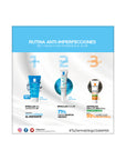 Kit La Roche Posay - Effaclar Duo+M 40ml + Effaclar gel limpiador +M 50ml + Anthelios UV mune 400 fps50+ oil control fluido 3ml