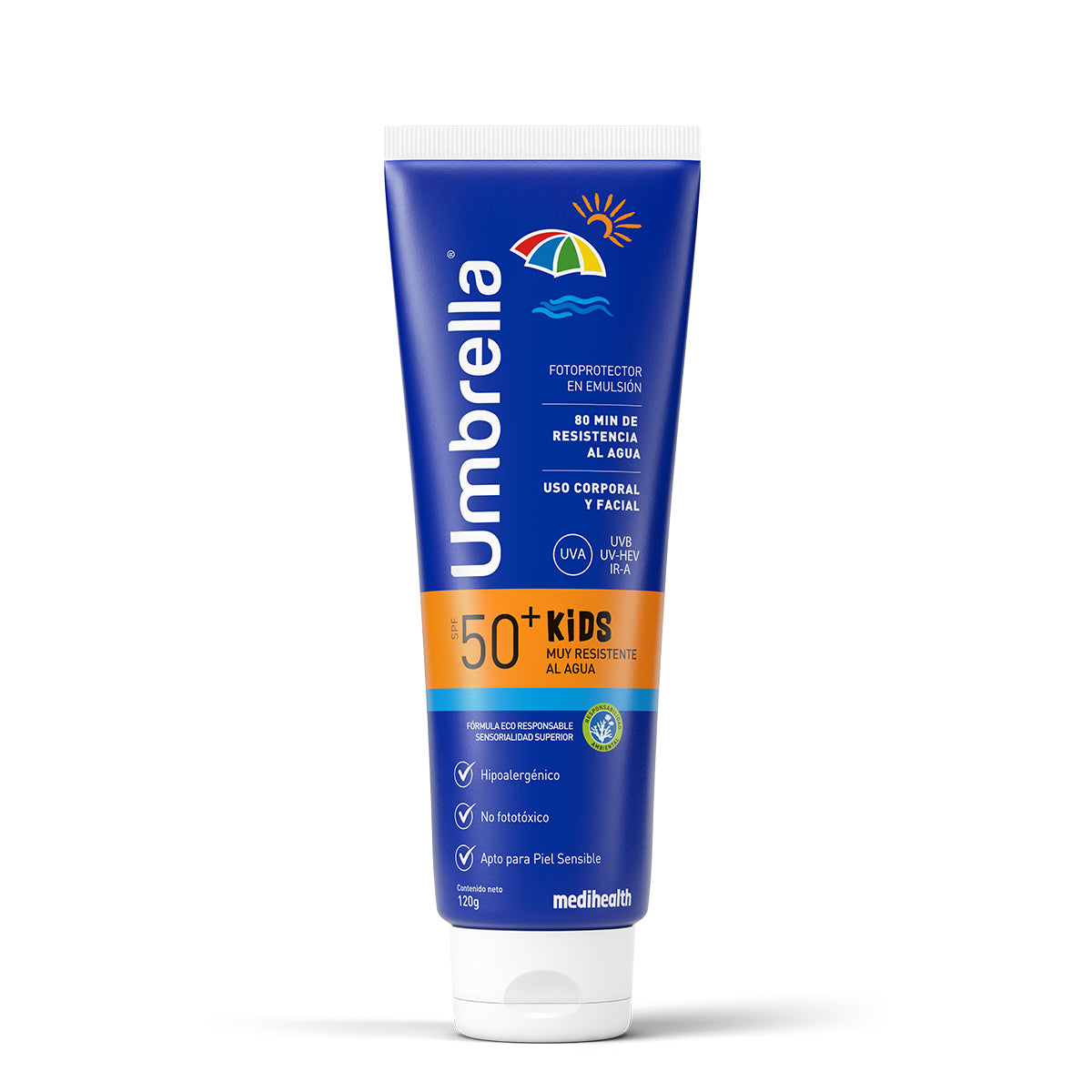 Umbrella kids, protector solar para niños 120gr.