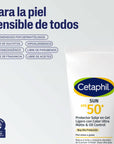 Cetaphil Sun Oil Control Gel protector solar con color FPS50+ para piel grasa 50 ml