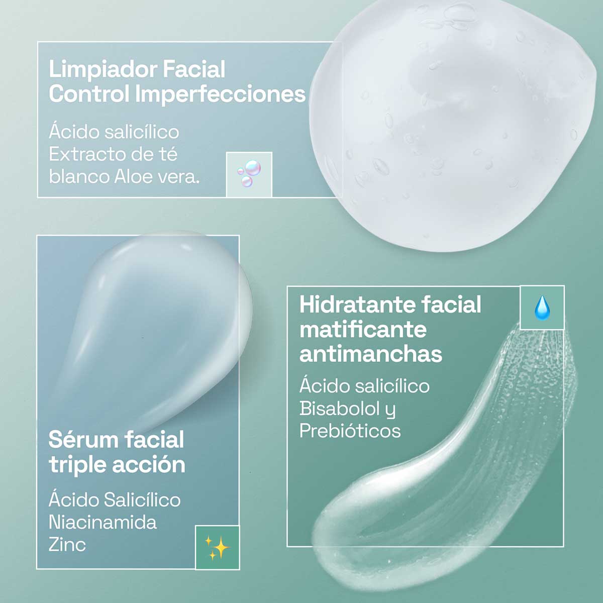 Cetaphil Oil Control serum facial triple acción para piel grasa 30ml.