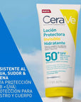 CeraVe Loción Protectora Invisible Hidratante FPS 50 75 ml