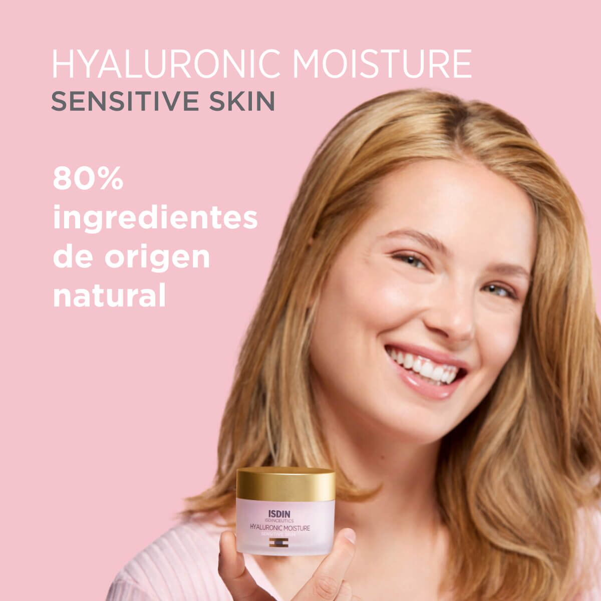 Isdin Isdinceutics Hyaluronic Moisture, hidratante para piel sensible 50gr.