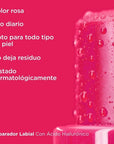 Isdin Reparador Labial Stick Rosa Hidratación y Color 4 g