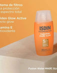 Isdin FP Fusion Water Magic Glow Fotoprotector Facial Iluminador SPF 50 50 ml
