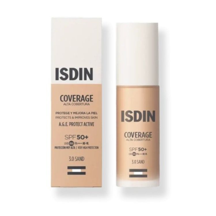 ISDIN FP Coverage Tono 3 Sand SPF50 Protector Solar con Color 30 ml ...