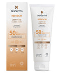 Sesderma S-repaskin fluido ligero corporal spf50+ previene arrugas, manchas y quemaduras solares 200ml.