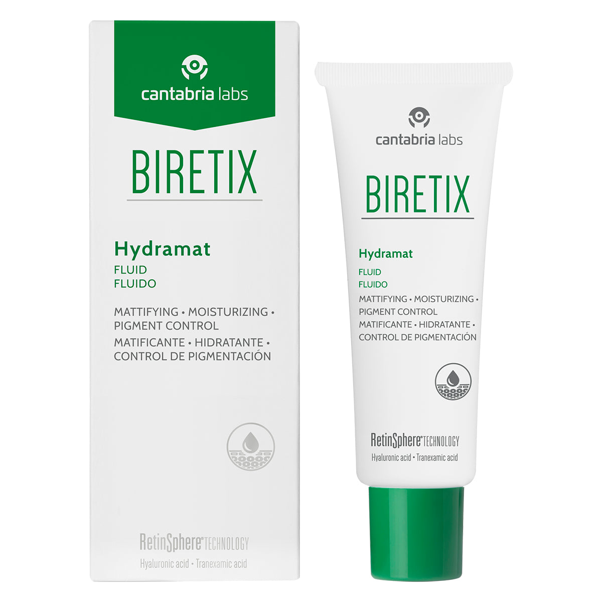 Cantabria labs, Biretix Hydramat Fluido Hidratante Matificante 50 ml.
