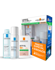 La Roche-Posay Kit Anthelios UVMune 400 Oil Control Fluido Con Color 50 Ml + Agua Termal Prebiótica 50 Ml + Agua Micelar 50 Ml