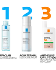 La Roche-Posay Kit Anthelios UVMune 400 Oil Control Fluido Con Color 50 Ml + Agua Termal Prebiótica 50 Ml + Agua Micelar 50 Ml