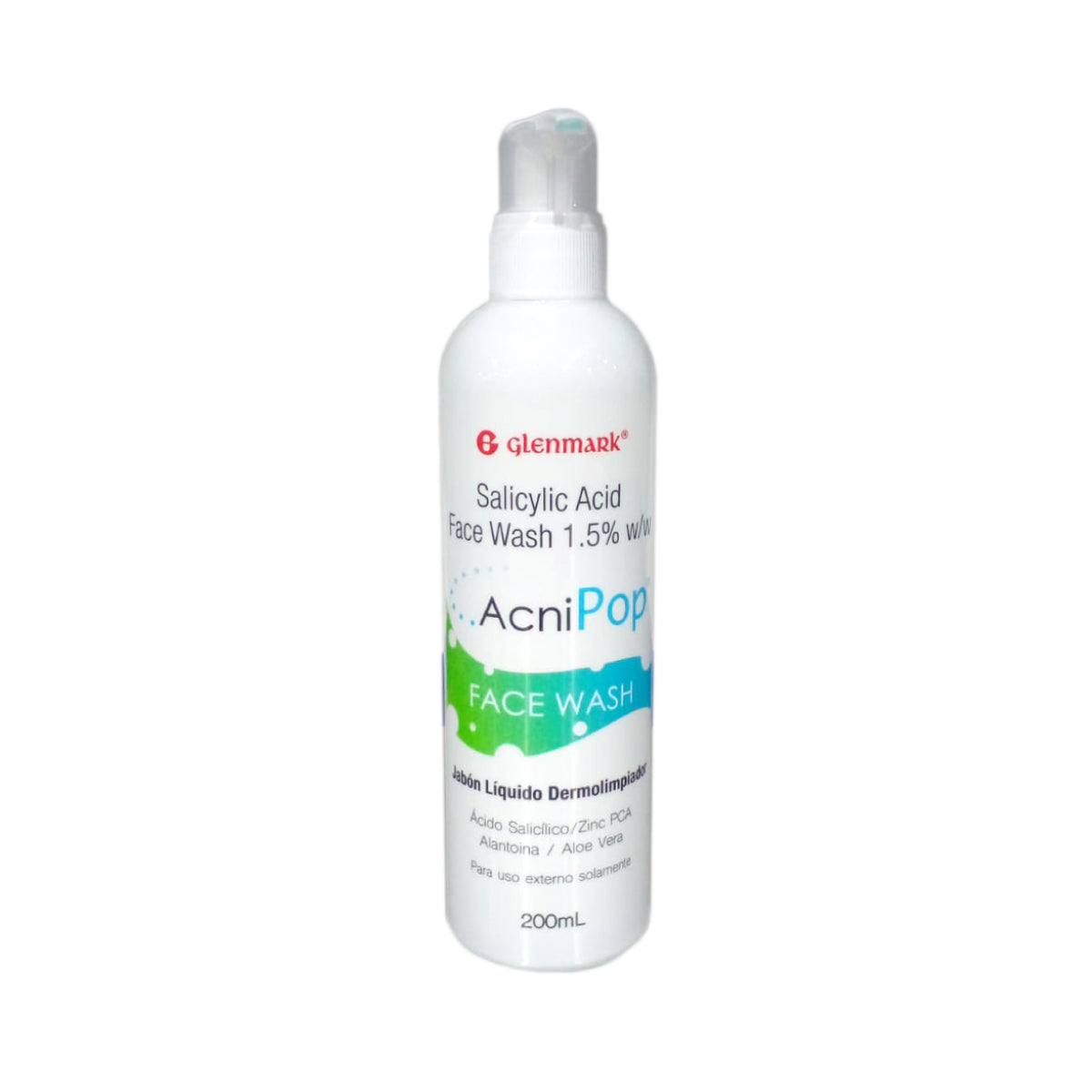 Acnipop face wash 200ml.