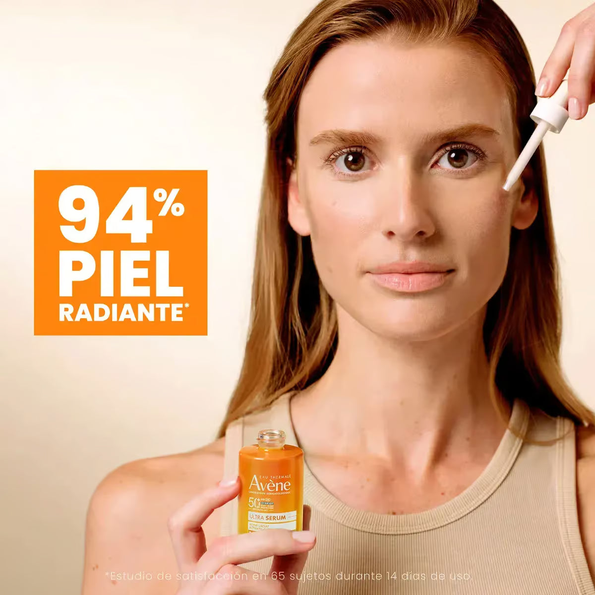 Avène Protector Solar Sérum FPS 50+ Efecto Iluminador 2 en 1 30 ml