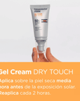 Isdin Fotoprotector gel crema FPS50+  Dry Touch 50ml.