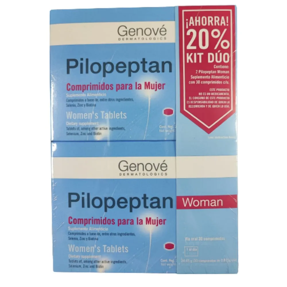 Duo pilopeptan woman c/30+30 comprimidos.