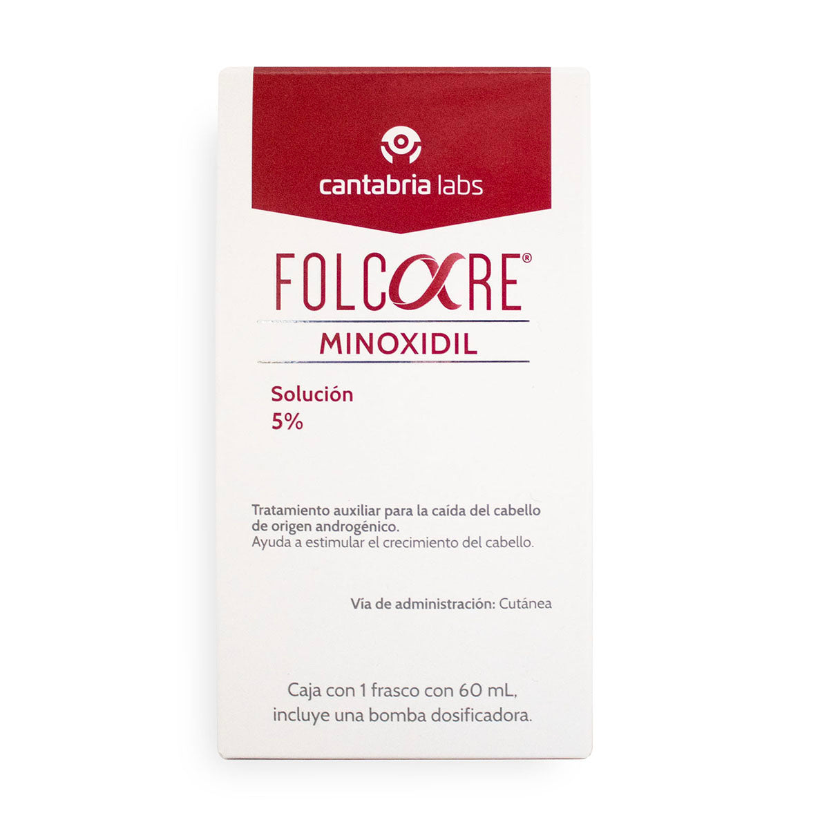 Cantabria Labs Folcare minoxidil solución 5% 60ml.