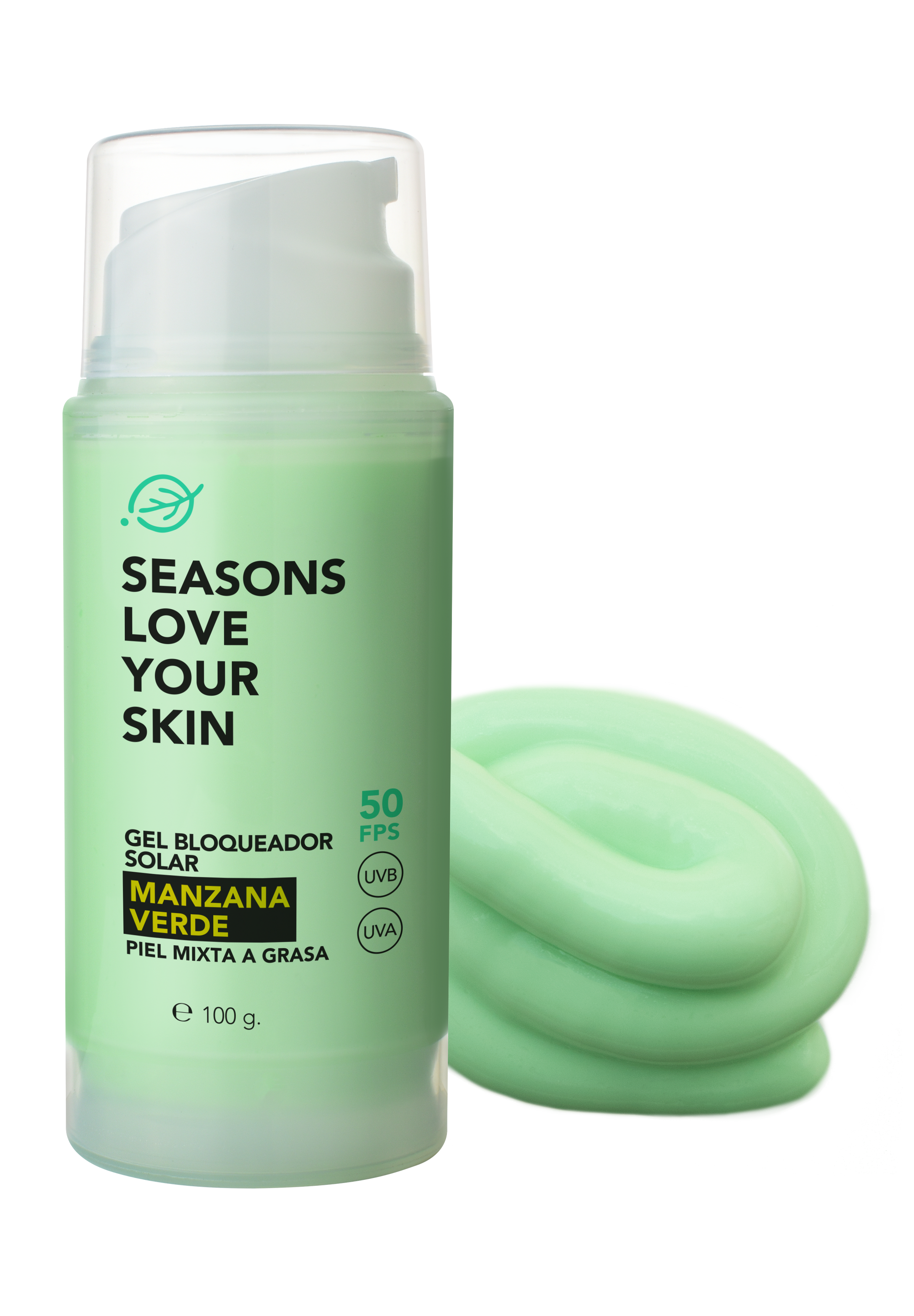 Season Love Your Skin Protector solar FPS50 Manzana Verde 100 g