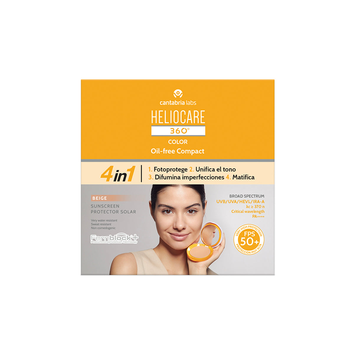 Heliocare 360° Color compact oil free beige 10g.