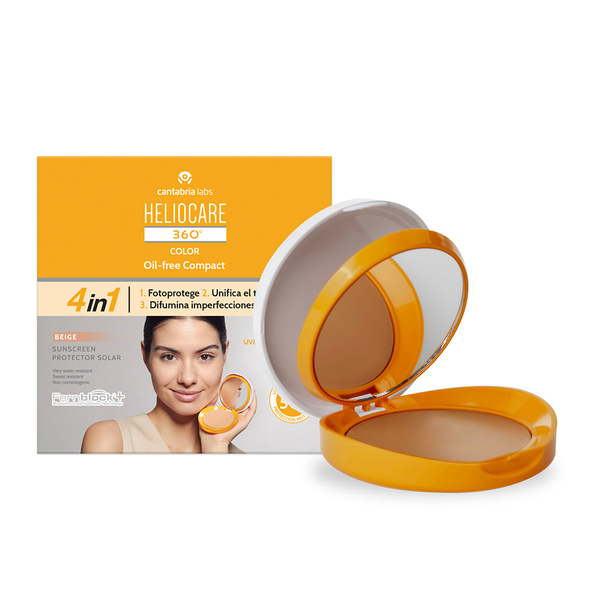 Heliocare 360° Color compact oil free beige 10g.